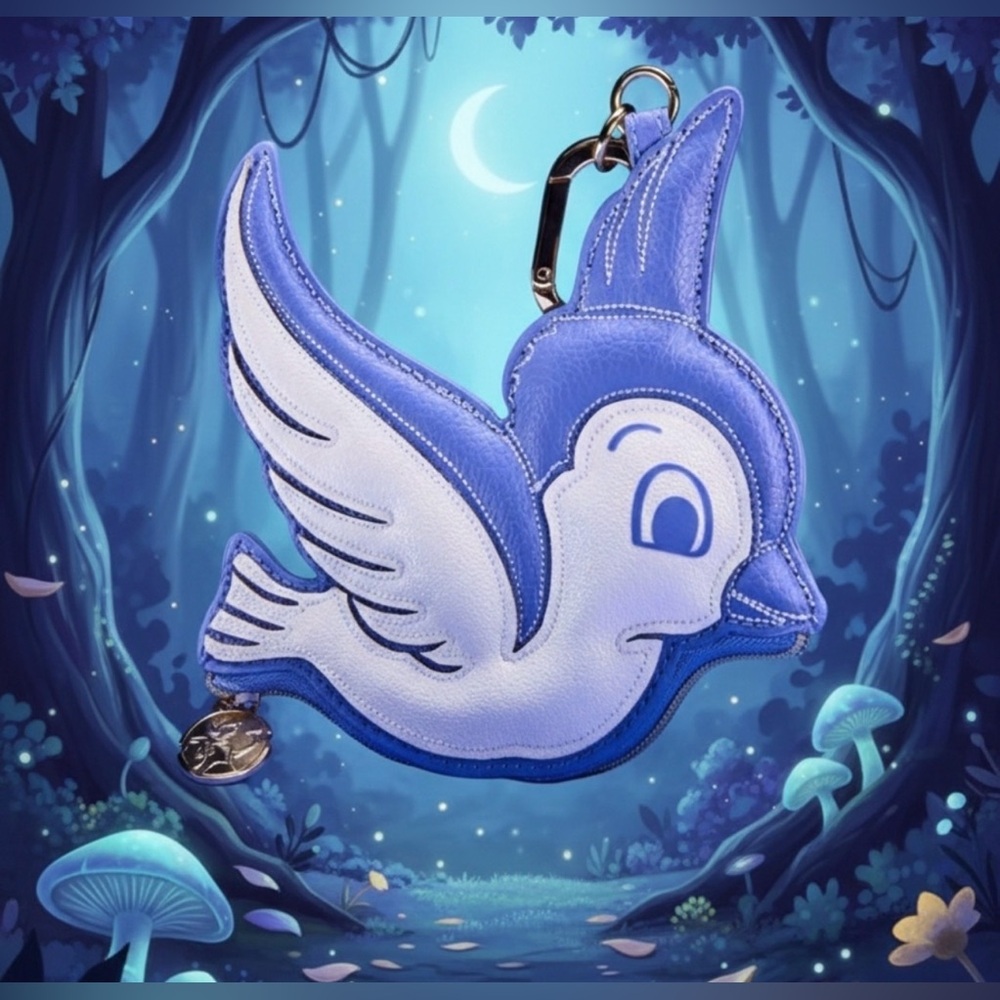 Bath and Body Works Blue Bird Coin Purse -Disney Snow White🔥 New with tags! - Picture 15 of 16